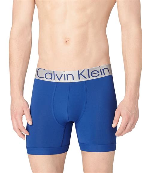 calvin klein steel micro boxer brief polyester|Calvin Klein pouch boxer briefs.